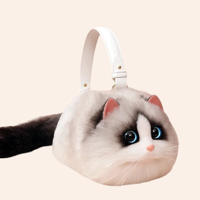 Luxus-Katzen-Look Handtasche Kitty Elegance-woodycats