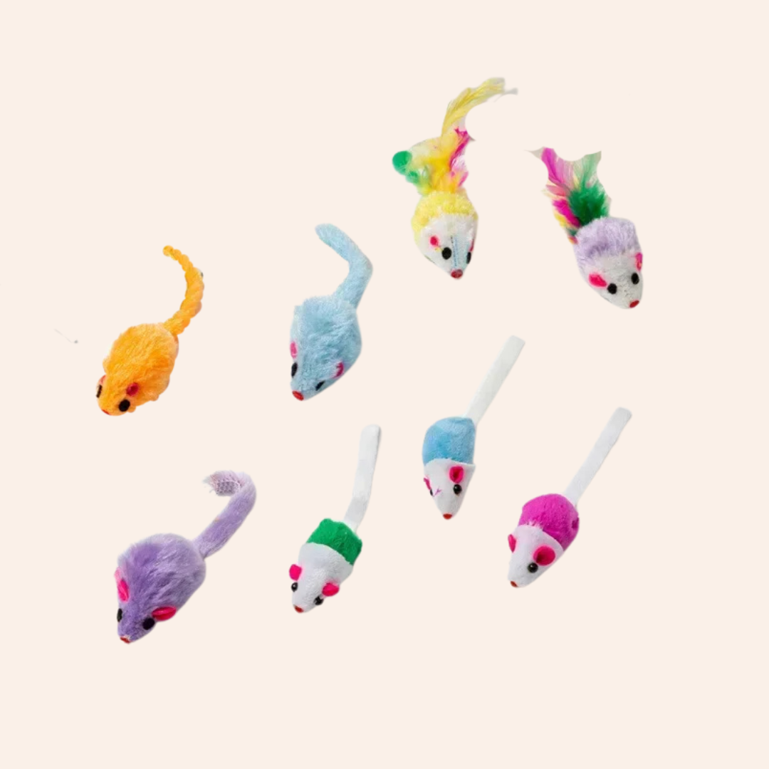 WhiskerChase – Die bunten Spielmäuse-woodycats