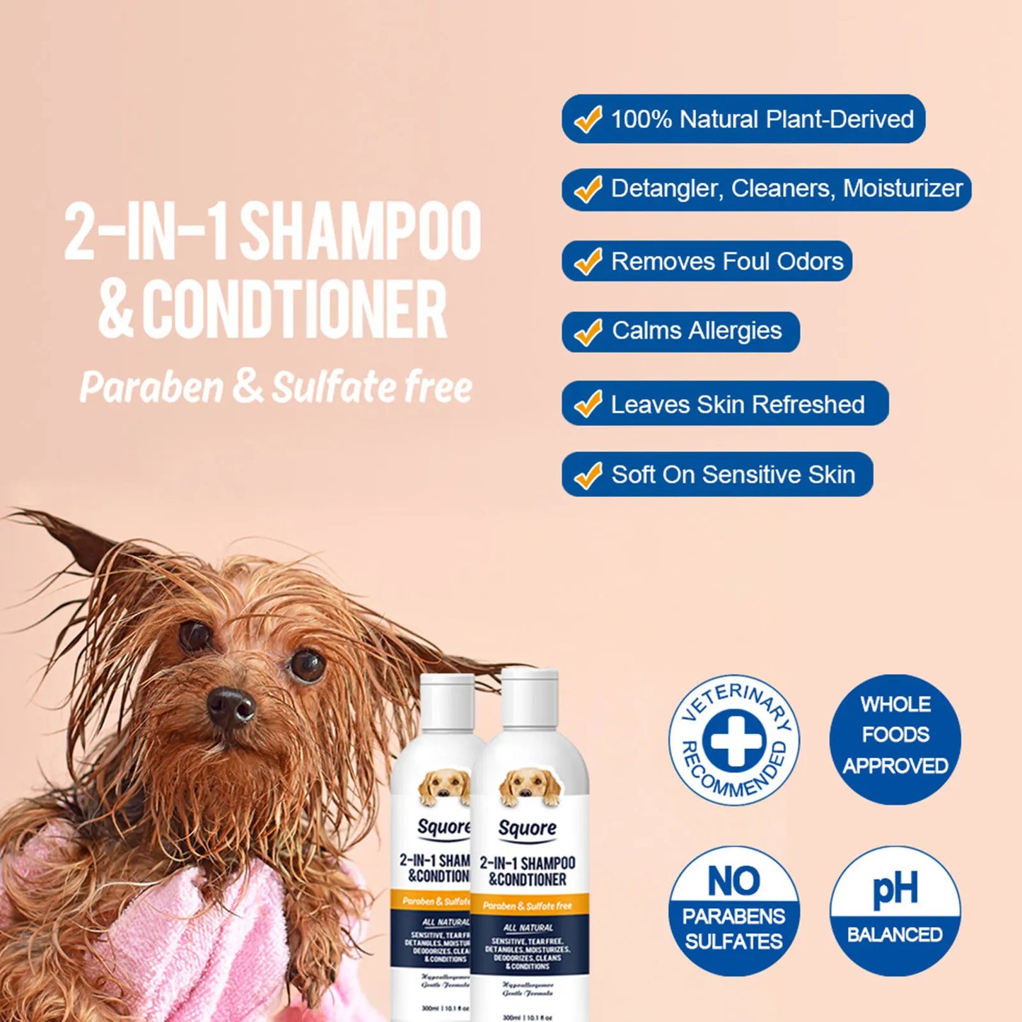 FellPur™ 2-in-1 Hundeshampoo & Conditioner-woodycats