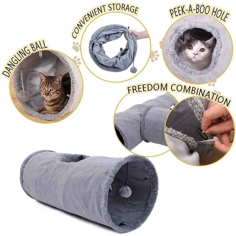 KatzenSpaß Tunnel-woodycats