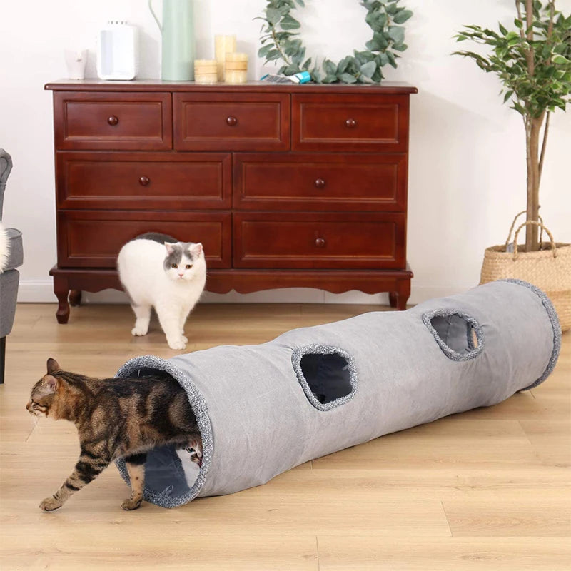 KatzenSpaß Tunnel-woodycats