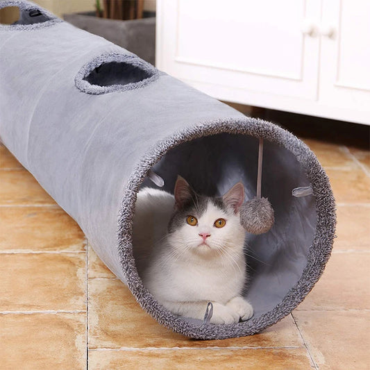KatzenSpaß Tunnel-woodycats